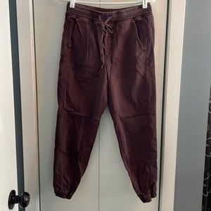 The Gap maroon joggers